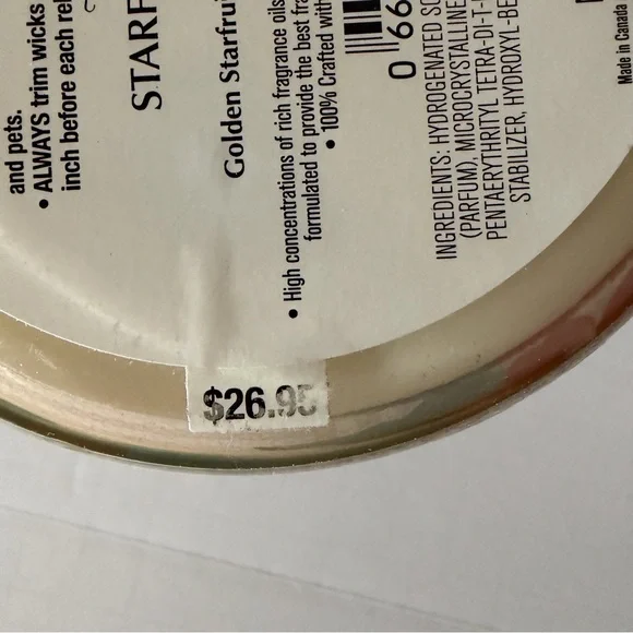 Starfruit Sangria-White Barn/Bath and Body Works
3 Wick Scented Candle - Picture 6 of 6